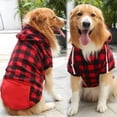 thumbnail image 1 of NovaStitch Dog Hoodie Clothes Warm Dog Sweater Shirt Winter Coat Clothes Outfits Apparel for Small Medium Dogs Puppy Cat Apparel Red S, 1 of 3