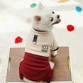thumbnail image 1 of NovaStitch Dog Sweater Winter Knitted Sweatshirt Pets Puppy Clothes Puppy Fall Winter Clothes for Small to Medium Dogs Red M, 1 of 6