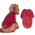 thumbnail image 1 of NovaStitch Dog Sweaters Dog Clothes for Small Dogs & Cats Soft Warm Pet Coats Winter Pet Jackets Doggy Apparel Costumes Puppy Outfits Wine M, 1 of 3