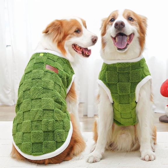 NovaStitch Dog Sweaters Dog Winter Cold Weather Coat Clothes Ultra Soft & Warm Puppy Dog Pajama for Small Medium Large Dogs Green M