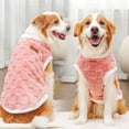 thumbnail image 1 of NovaStitch Dog Sweaters Dog Winter Cold Weather Coat Clothes Ultra Soft & Warm Puppy Dog Pajama for Small Medium Large Dogs Pink M, 1 of 5