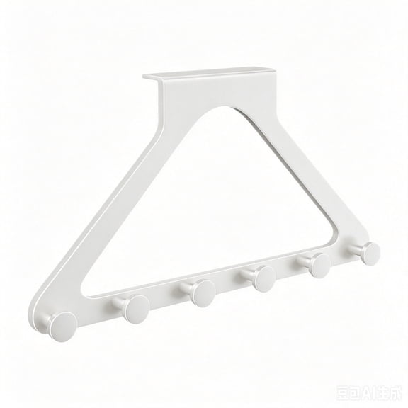 NovaStitch Over Door Triangle Coat Hanger Hook Rack Organizer Space Saving Wall Mount Clothes Hat Towel Holder for Home Rustproof Metal Storage Hooks for Bathroom Bedroom