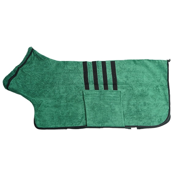NovaStitch Fast Drying Adjustable Pet Clothes Sweater Microfibre Dog Bathrobe Towel Wrap Super Absorbent Dog Drying Coat Bath Robe for Puppy Medium Large Dogs b L