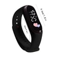 thumbnail image 1 of NovaStitch Heart Pattern Digital Display Silicone Wristband, Electronic Sports Watch for Women, Fashion ActivityWristband - Complexion, 1 of 5