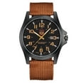 thumbnail image 1 of NovaStitch Men‘s Fashion Watch with Nylon Strap Calendar, Casual Analog Quartz Wristwatch for Daily Wear, Durable Sport Wrist Watch for Men, 1 of 7