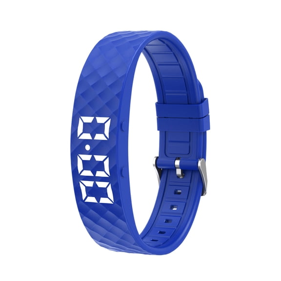 NovaStitch Men's Smart Watch Fitness Tracker with Vibration Reminder Alarm Rechargeable Activity Monitor Step Counter Calorie Tracker for Men - Blue
