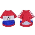 thumbnail image 1 of NovaStitch Pet Dog Jersey Mesh Fabric Soccer & Sportswear Lightweight Breathable Football Pet Clothes for Medium Dogs G One Size, 1 of 6