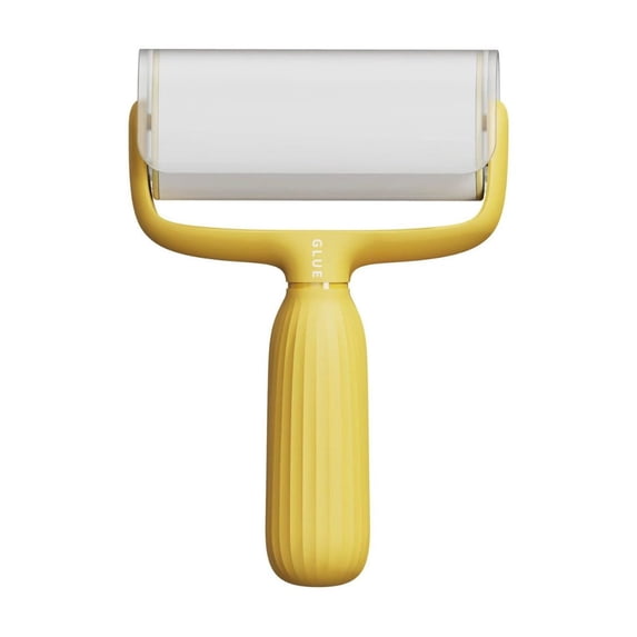 NovaStitch Pet Hair Remover Roller Sticky Lint Roller for Clothes Furniture Carpet, Refillable Pet Hair Removal Tool with 100 Sheets, Pet Supplies for Shedding - Yellow