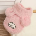 thumbnail image 1 of NovaStitch Pet Ribbed Fleece Sweaters Pullover Sweatshirt for Small Dogs Cat Puppy Warm Winter Clothes Pink 2XL, 1 of 5