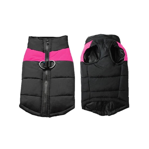 NovaStitch Puppy Pet Dog Tracksuits Waterproof Windproof Dog Jacket Winter Warm Vest Coat for Small & Medium Dogs Pink 4XL