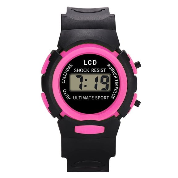 NovaStitch Silicone Digital Sports Watch for Men Women Waterproof Fitness Tracker with Stopwatch Alarm Backlight