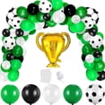 thumbnail image 1 of NovaStitch Soccer Party Balloons Set Football Star Foil Balloons Sport Decor for Soccer Ball Fans Birthday Party Decoration Supplies, 1 of 7