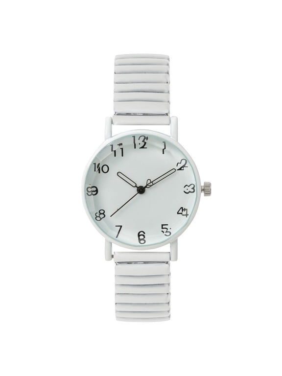 Women's Watch, Stretch Band Quartz Watches for Women, Fashion Analog Wrist Watch with Dial, Simple Ladies Watch with Elastic Bracelet, Casual Women's Watch