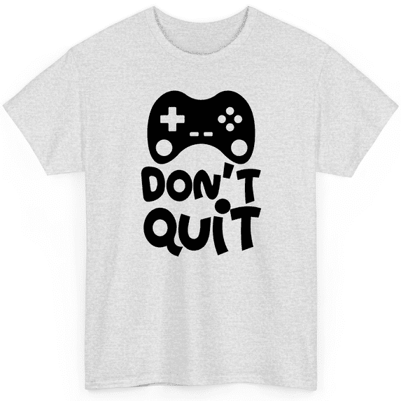 NovaTee Dont Quit Kids Boys Gaming Shirt Gaming Tee Video Game Shirt For Gamer Video Gaming T-Shirt