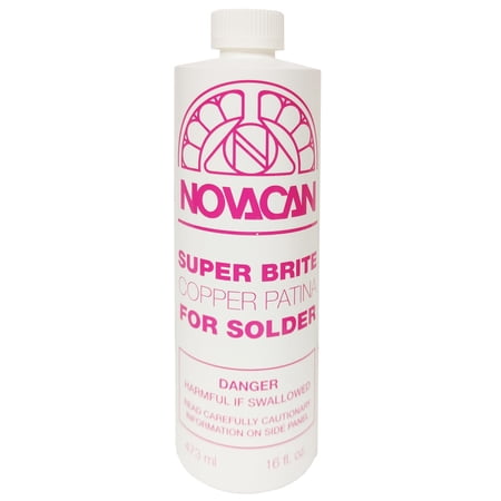 Novacan Super Brite Copper Patina for Solder 16oz.