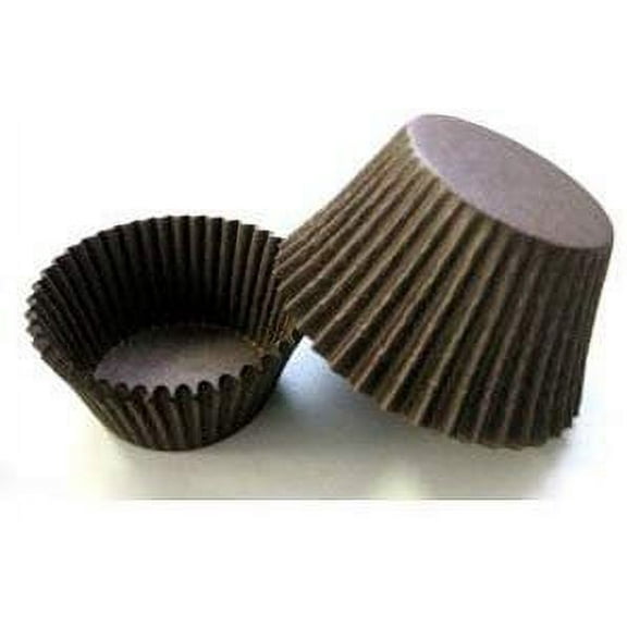Novacart Brown Baking Cup 2" Bottom x 1-1/4" High, 485 Pieces