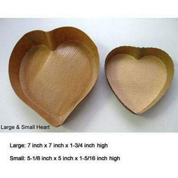 Novacart Heart Paper Baking Mold - Large, 12Pk