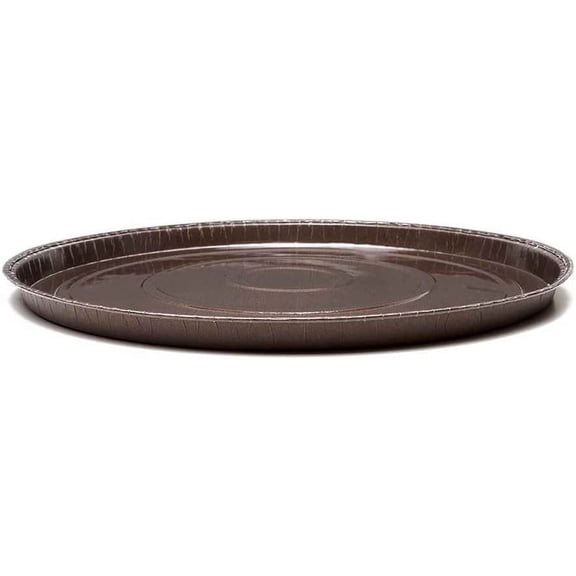 Novacart OP 307/15 Round Ecos-Series Disposable Baking Mold 12 Inch Bottom Diameter x 5/8 Inch High - Pack of 10