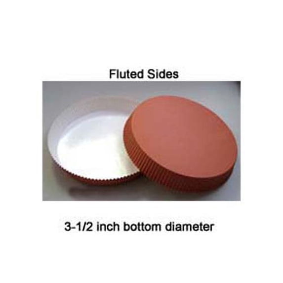 Novacart Optima Round Disposable Baking Mold 1-1/4 Inch High, Pack Of 60