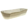 thumbnail image 1 of Novacart Oval Glassine Paper Condiment Candy Party Cup 3" x 1" Bottom, 1.06" High, Gold-Striped Exterior - Box of 2000, 1 of 1