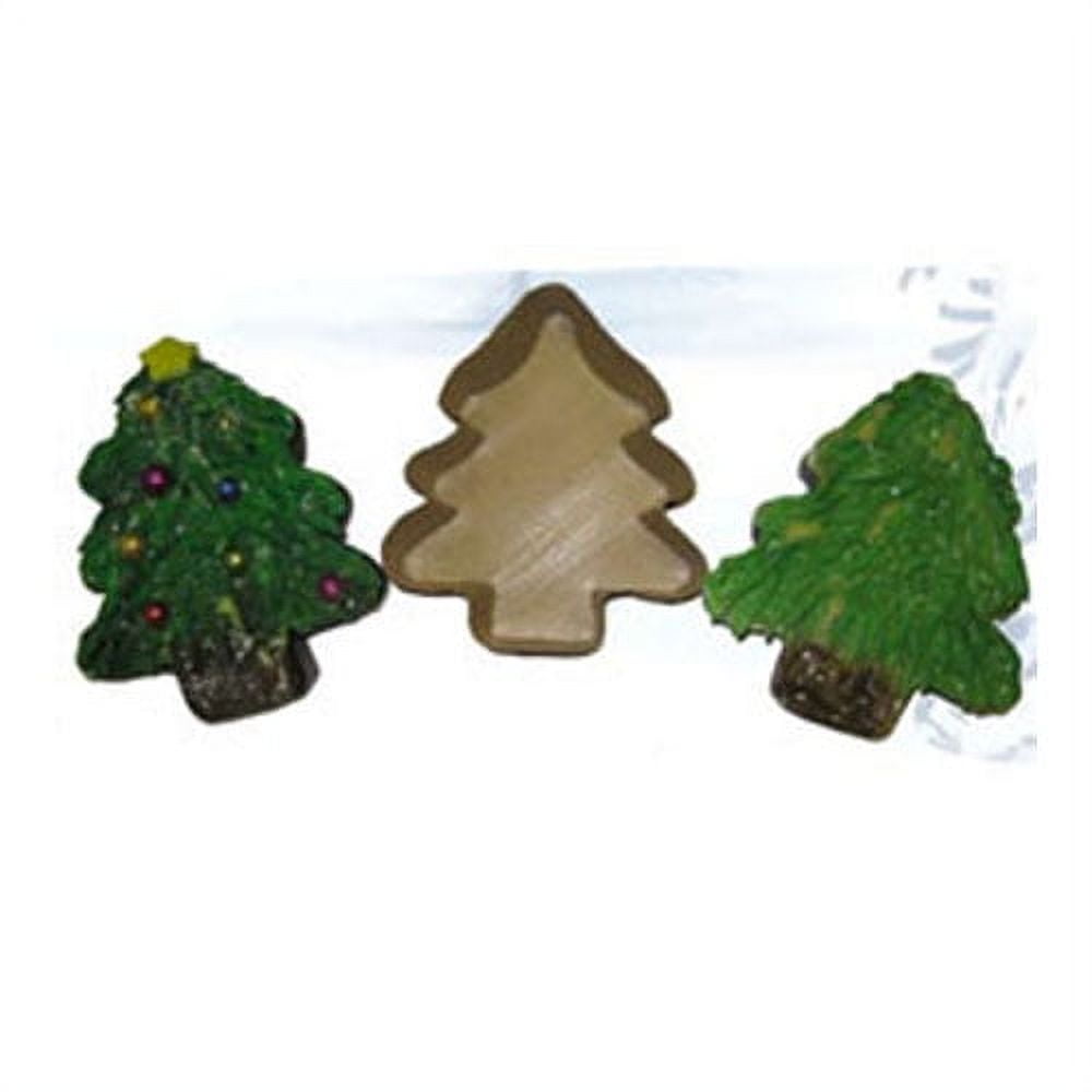 Albero Large Christmas Tree Paper Loaf Cake Mold - 12 1/4''x9 1/2''x2  3/8''- 320 pcs