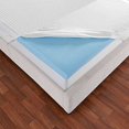 thumbnail image 1 of Novaform 3” EVENcor GelPlus Gel Memory Foam Mattress Topper with Cooling Cover (Queen), 1 of 2