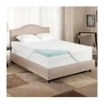 Novaform Gel Memory Foam 3 Inch Mattress Topper Size