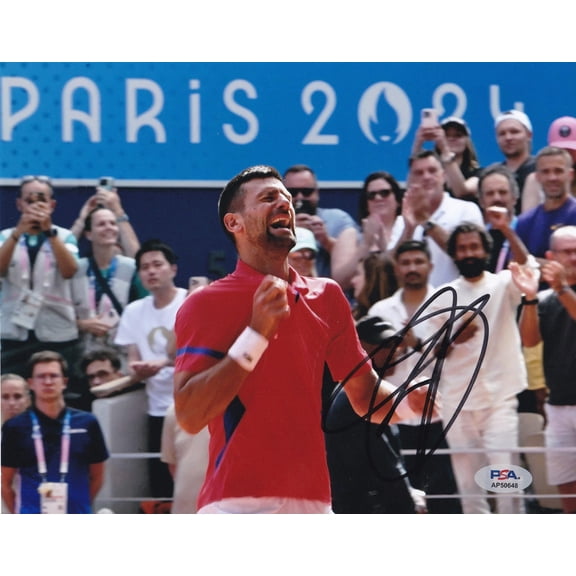 Novak Djokovic Tennis US Open Olympics Signed Autograph 8x10 Photo PSA/DNA COA F