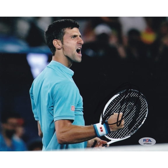 Novak Djokovic Tennis US Open Olympics Signed Autograph 8x10 Photo PSA/DNA COA G