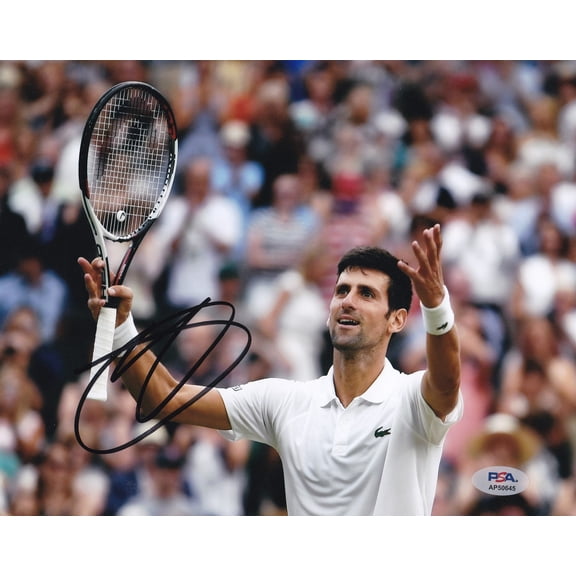 Novak Djokovic Tennis US Open Olympics Signed Autograph 8x10 Photo PSA/DNA COA H
