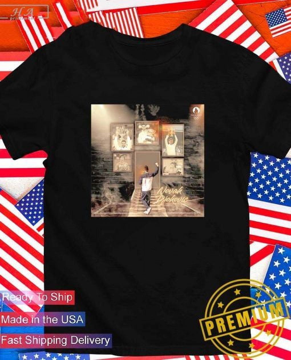 Novak Djokovic Wins Tennis Olympic Gold Medal 2024 Paris Shirt