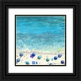 thumbnail image 1 of Novak, Rick 15x15 Black Ornate Wood Framed with Double Matting Museum Art Print Titled - Beaches II, 1 of 4