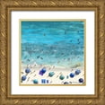 thumbnail image 1 of Novak, Rick 15x15 Gold Ornate Wood Framed with Double Matting Museum Art Print Titled - Hot Summer Beach, 1 of 4