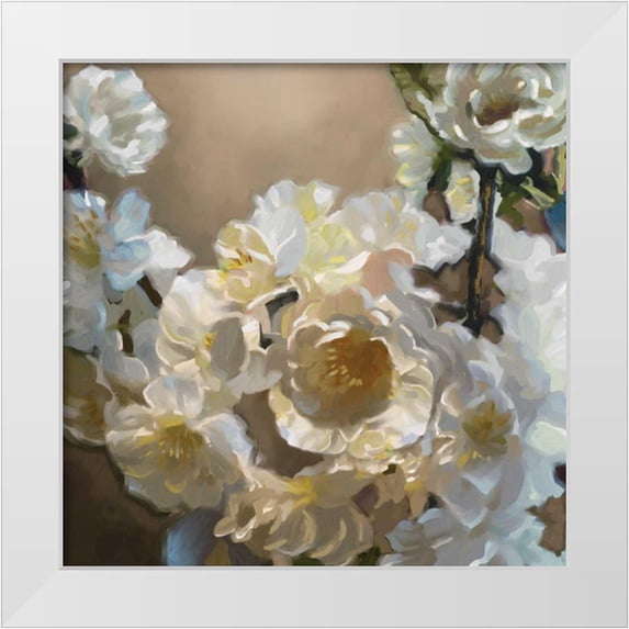 Novak, Rick 15x15 White Modern Wood Framed Museum Art Print Titled - Elegance II