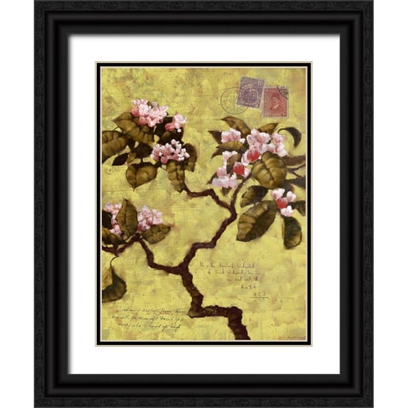 Novak, Rick 19x24 Black Ornate Wood Framed with Double Matting Museum Art Print Titled - Postage V