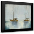 thumbnail image 1 of Novak, Rick 20x20 Black Modern Framed Museum Art Print Titled - Boats II, 1 of 5