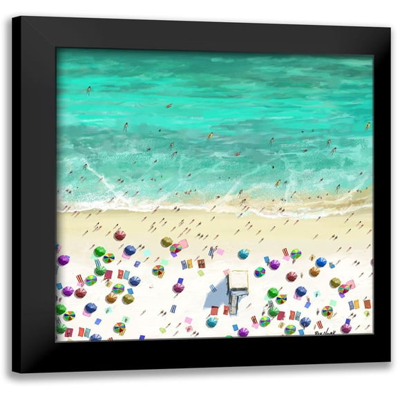 Novak, Rick 20x20 Black Modern Framed Museum Art Print Titled - The Beaches II