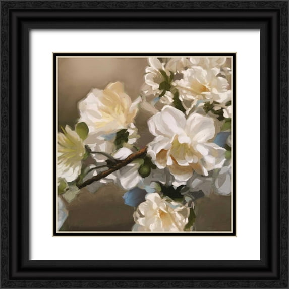 Novak, Rick 26x26 Black Ornate Wood Framed with Double Matting Museum Art Print Titled - Elegance I