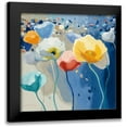 thumbnail image 1 of Novak, Shirley 12x12 Black Modern Framed Museum Art Print Titled - Bleusy, 1 of 5
