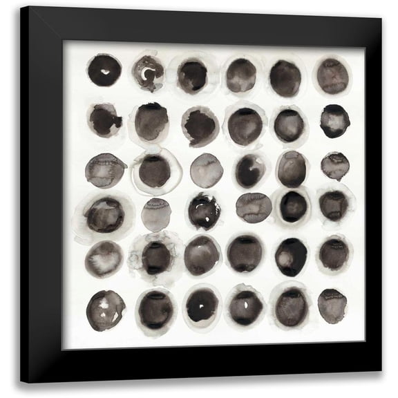 Novak, Shirley 12x12 Black Modern Framed Museum Art Print Titled - Roundabout