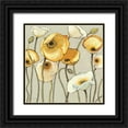 thumbnail image 1 of Novak, Shirley 12x12 Black Ornate Wood Framed with Double Matting Museum Art Print Titled - Jaune Gris II, 1 of 4