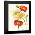 thumbnail image 1 of Novak, Shirley 12x14 Black Modern Framed Museum Art Print Titled - Red and White Icelands II, 1 of 5