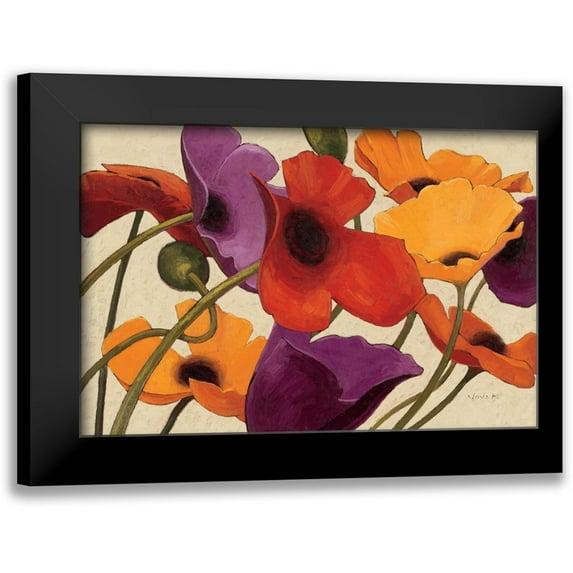 Novak, Shirley 14x11 Black Modern Framed Museum Art Print Titled - Up Three