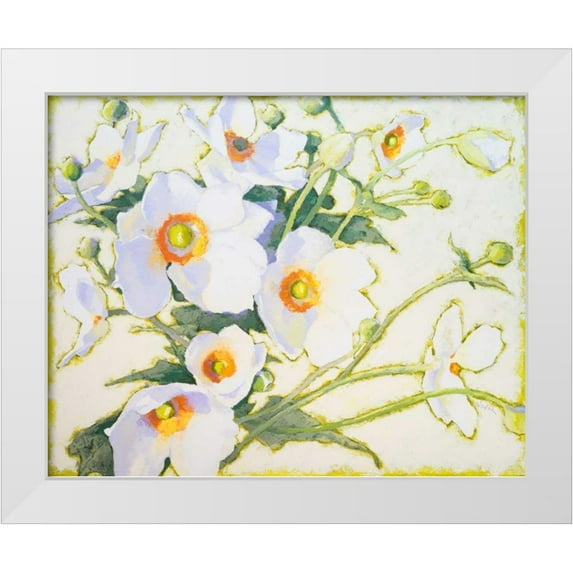 Novak, Shirley 14x12 White Modern Wood Framed Museum Art Print Titled - Morning Light has Broken