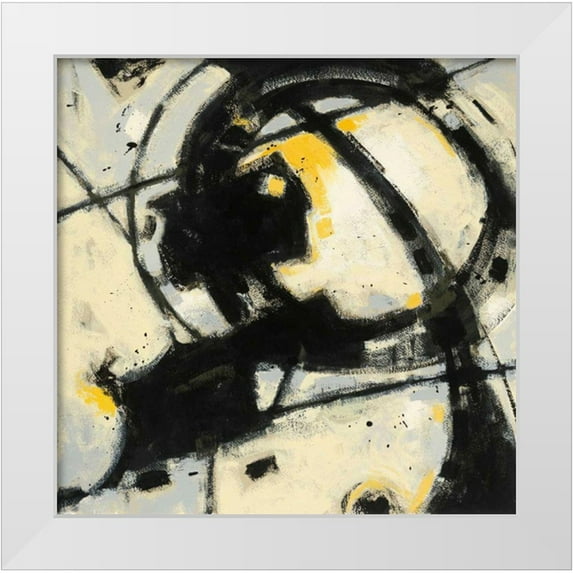 Novak, Shirley 15x15 White Modern Wood Framed Museum Art Print Titled - Expression Abstract III