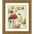 thumbnail image 1 of Novak, Shirley 15x18 Gold Ornate Wood Framed with Double Matting Museum Art Print Titled - Pavots Ondule II, 1 of 4