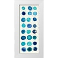 thumbnail image 1 of Novak, Shirley 15x32 White Modern Wood Framed Museum Art Print Titled - Spot of Rain II, 1 of 4