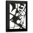 thumbnail image 1 of Novak, Shirley 17x24 Black Modern Framed Museum Art Print Titled - Expression Abstract II White, 1 of 5