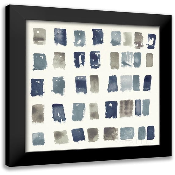 Novak, Shirley 20x20 Black Modern Framed Museum Art Print Titled - Pas Parfait III Neutral