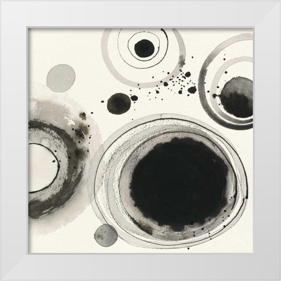 Novak, Shirley 20x20 White Modern Wood Framed Museum Art Print Titled - Planetary IV
